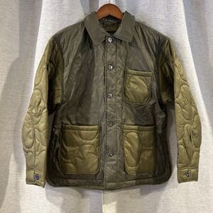 Alpha Industries MA-1 Diamond Quilted Color block Jacket Size XS